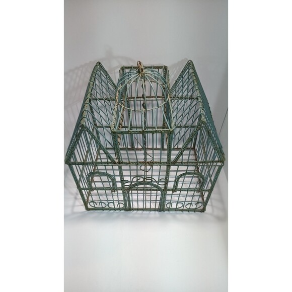 Vintage wire Bird Cage  birdcage - Picture 2 of 12